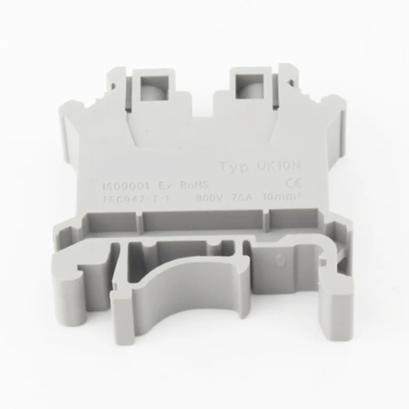 Blok zacisków na szynę Din w Wielkiej Brytanii 10N